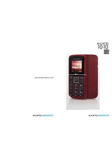 Alcatel One Touch 1010 manual. Tablet Instructions.